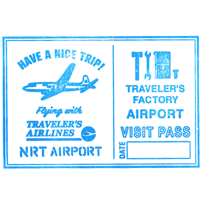 Traveler’s Factory Airport Stamp